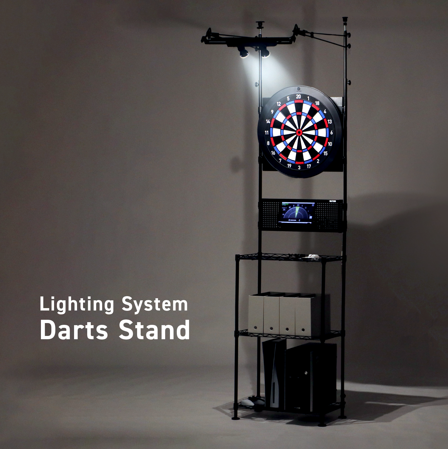 ライティングシステムダーツスタンド BSD39-BK